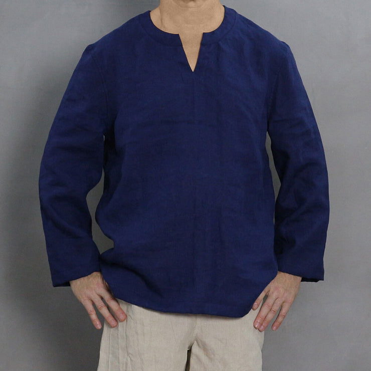 Men's Softwashed Linen Tunic - linenshed